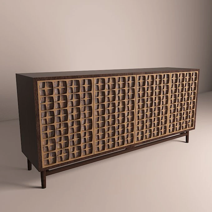 classic wooden table 1 3D Model .c4d .max .obj .3ds .fbx .stl .blend 