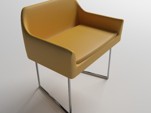 modern dinning table 3 Model 3D