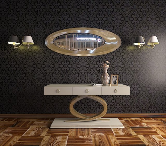 ceramic table 5 Modelo 3D .c4d .max .obj .3ds .fbx .stl .blend 