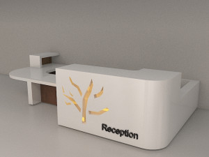 reception 6 Modelo 3D