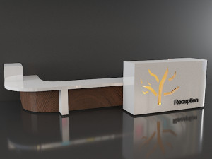 reception 6 Modelo 3D