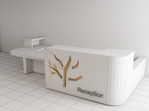 reception 6 Modelo 3D