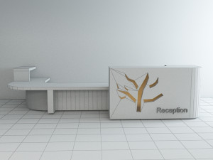 reception 6 Modelo 3D
