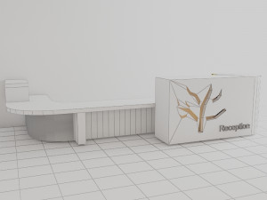 reception 6 Modelo 3D