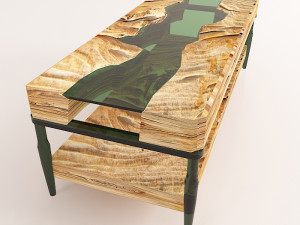 resin table 7 Model 3D