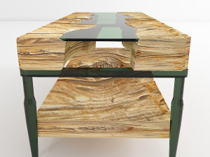 resin table 7 3D Model