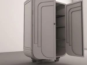 modern commode 8 3D Model