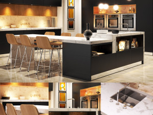 modern kitchen Model 3D