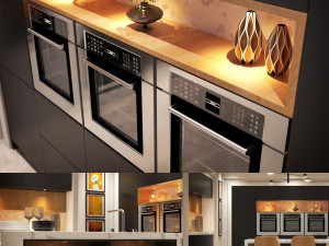 modern kitchen Model 3D