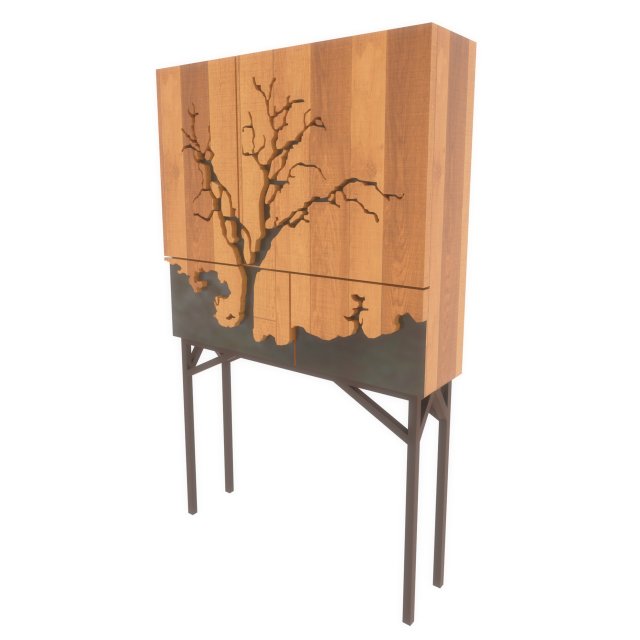 modern tree table25 3D 模型 .c4d .max .obj .3ds .fbx .stl .blend 