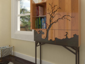 modern tree table25 3D 模型