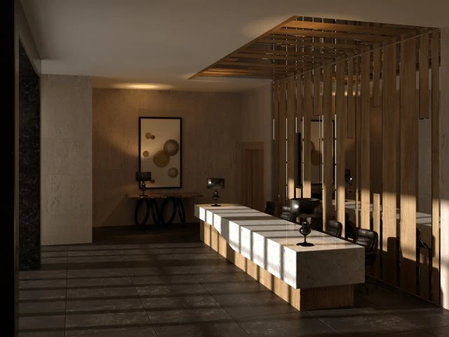 ufficio moderno Modello 3D .c4d .max .obj .3ds .fbx .stl .blend