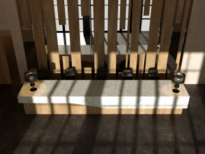 ufficio moderno Modello 3D