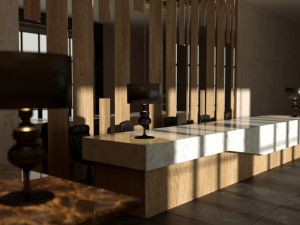 modern office 3D 모델