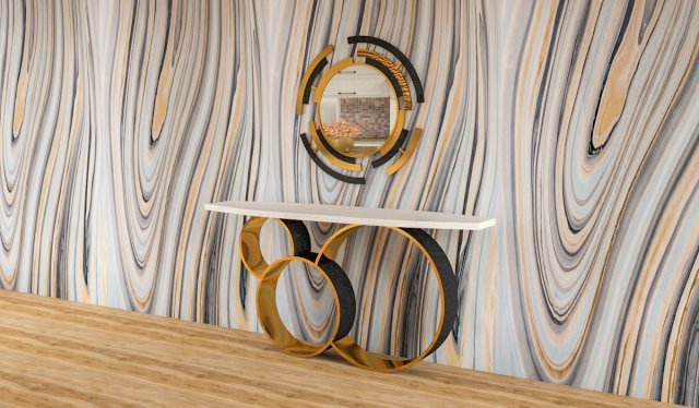 table mirror 1 jafari Modelo 3D .c4d .max .obj .3ds .fbx .stl .blend 