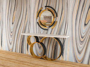 table mirror 1 jafari 3D Model