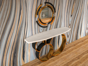 table mirror 1 jafari Modelo 3D