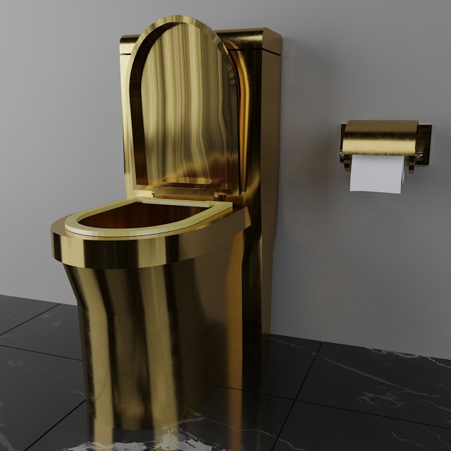 luxury toilet-33 Modelo 3D .c4d .max .obj .3ds .fbx .stl .blend 