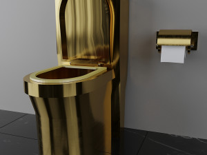 luxury toilet-33 3D Model