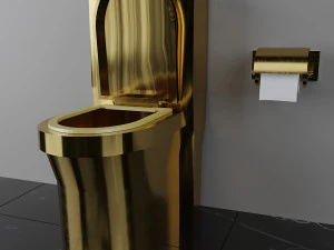 роскошный туалет-33 3D Модель