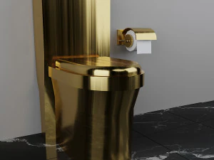 luxury toilet-33 3D Model