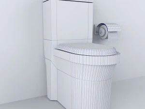 luxury toilet-33 3D Model