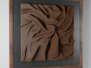 modern plywood frame-34 3D Model