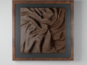 modern plywood frame-34 3D मॉडल