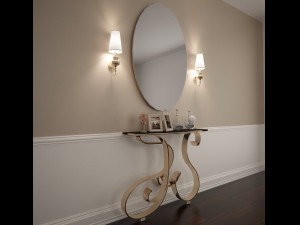 table and mirror-35 3D 모델