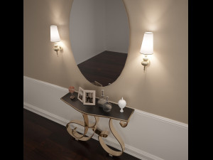 table and mirror-35 3D 모델