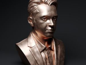 rose gold man sculpture-39 3D Model