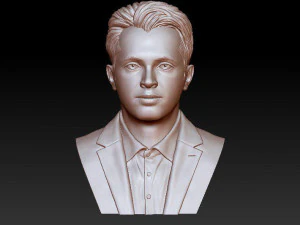 rose gold man sculpture-39 3D Model