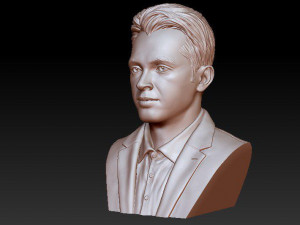 rose gold man sculpture-39 Modello 3D