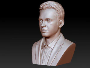 rose gold man sculpture-39 3D Model