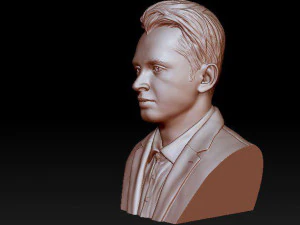 rose gold man sculpture-39 3D Model