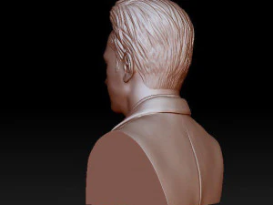 rose gold man sculpture-39 3D Model