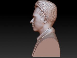 rose gold man sculpture-39 Modello 3D