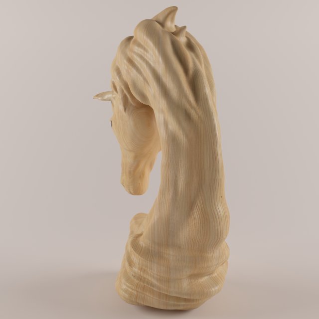 horse statue-40 3D Модель .c4d .max .obj .3ds .fbx .stl .blend 