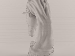 horse statue-40 3D Модель