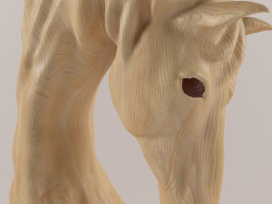 horse statue-40 3D Модель