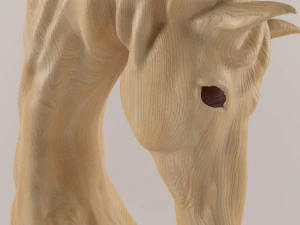 horse statue-40 3D Model