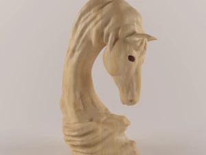 horse statue-40 3D Model