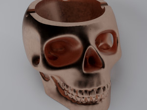skull-bronz-smoke-44 Model 3D
