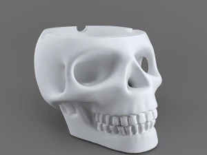 skull-bronz-smoke-44 3D Model