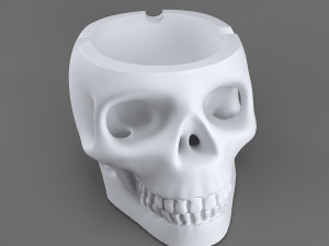 skull-bronz-smoke-44 3D Model