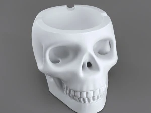 skull-bronz-smoke-44 3D Model