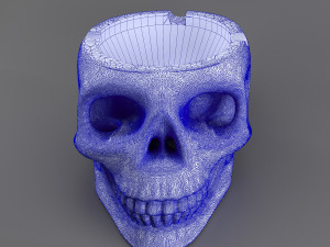 skull-bronz-smoke-44 3D Model