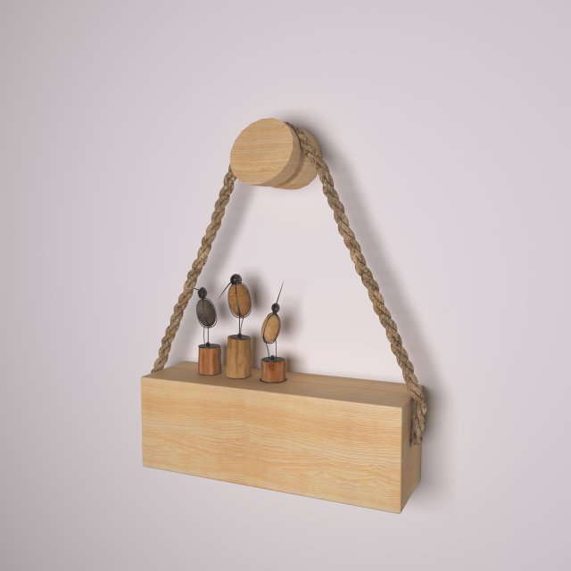 wooden holder-46 3Dモデル .c4d .max .obj .3ds .fbx .stl .blend 