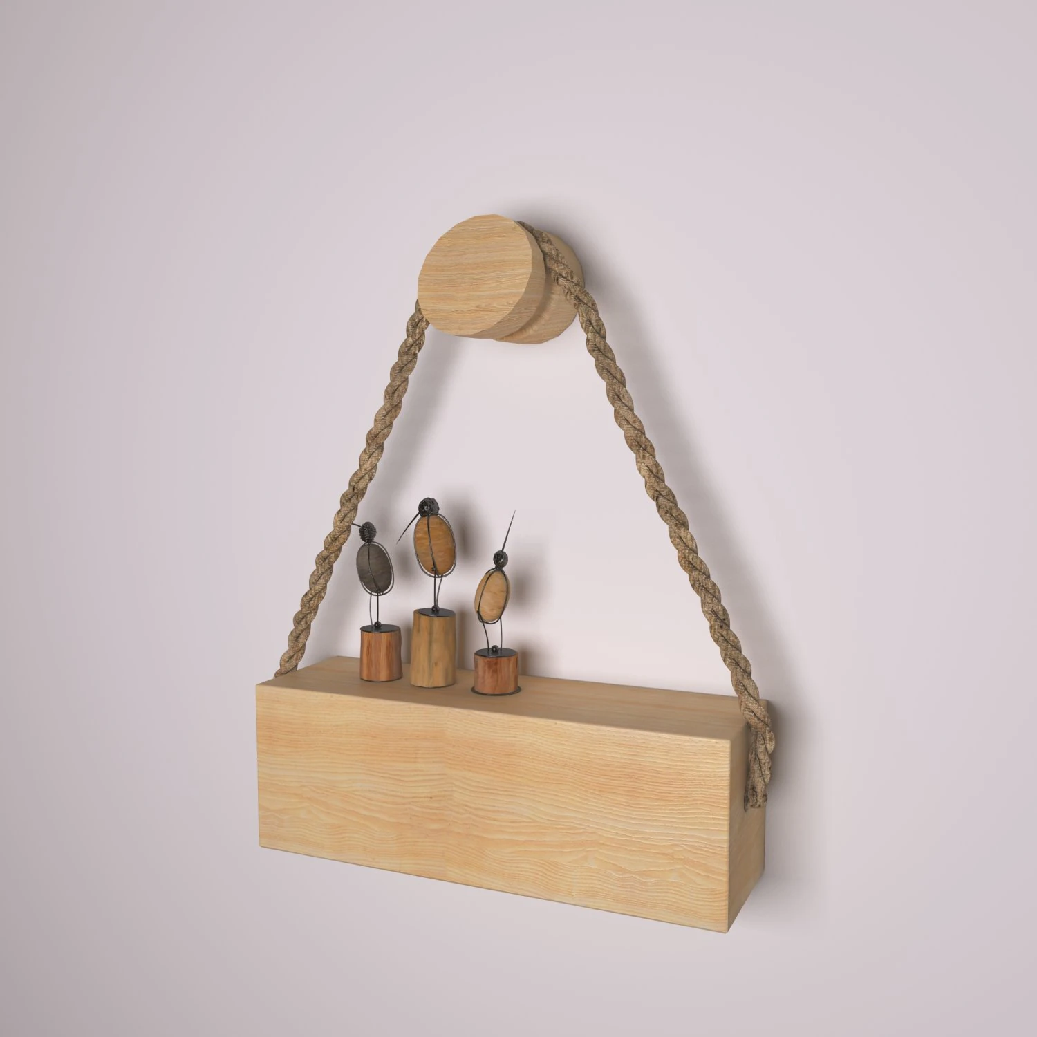wooden holder-46 3D Model .c4d .max .obj .3ds .fbx .stl .blend 