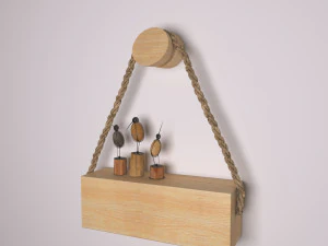 लकड़ी का होल्डर-46 3D मॉडल